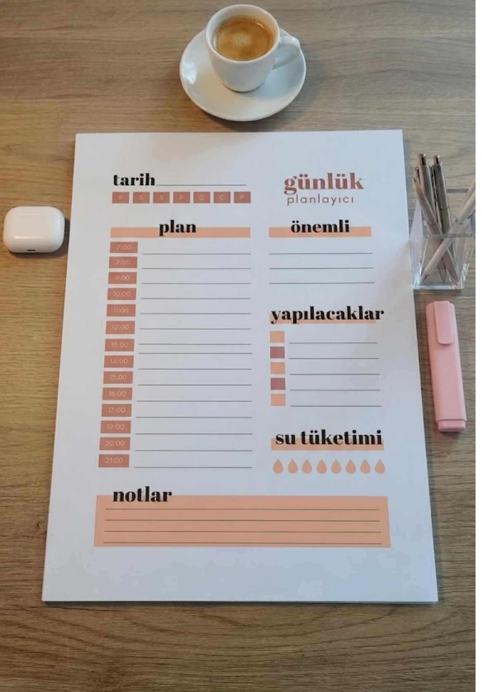 1 Pastel Ahenk Günlük Planlayıcı - Görsel 1