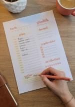 Minimalist Saatlik Günlük Planlayıcı Şablonu - Görsel 2